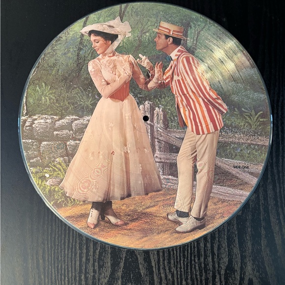 Other - Vintage Mary Poppins Picture 33rpm Vinyl Record Album